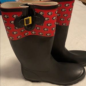 Georgia Bulldog rain boots